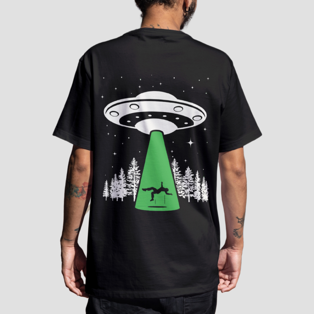 Taken - Premium Oversize Back-Print T-Shirt (Black)