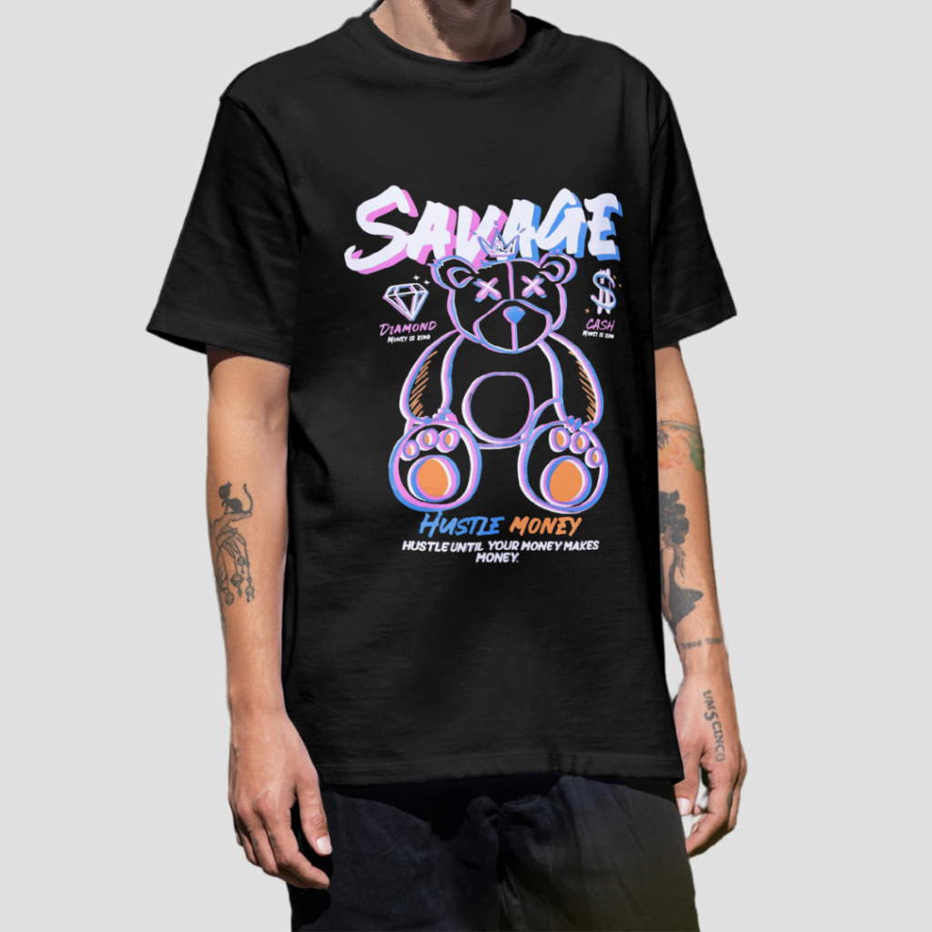 Savage - Premium Oversize T-Shirt (Black)