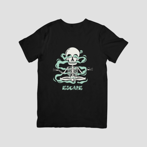 Escape - Premium Regular T-Shirt (Black)