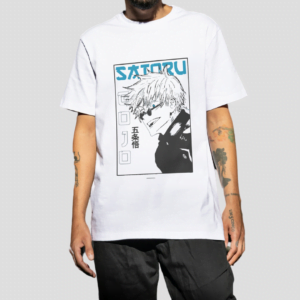 Satoru - Jujutsu Kaisen Premium Oversize T-Shirt (White)