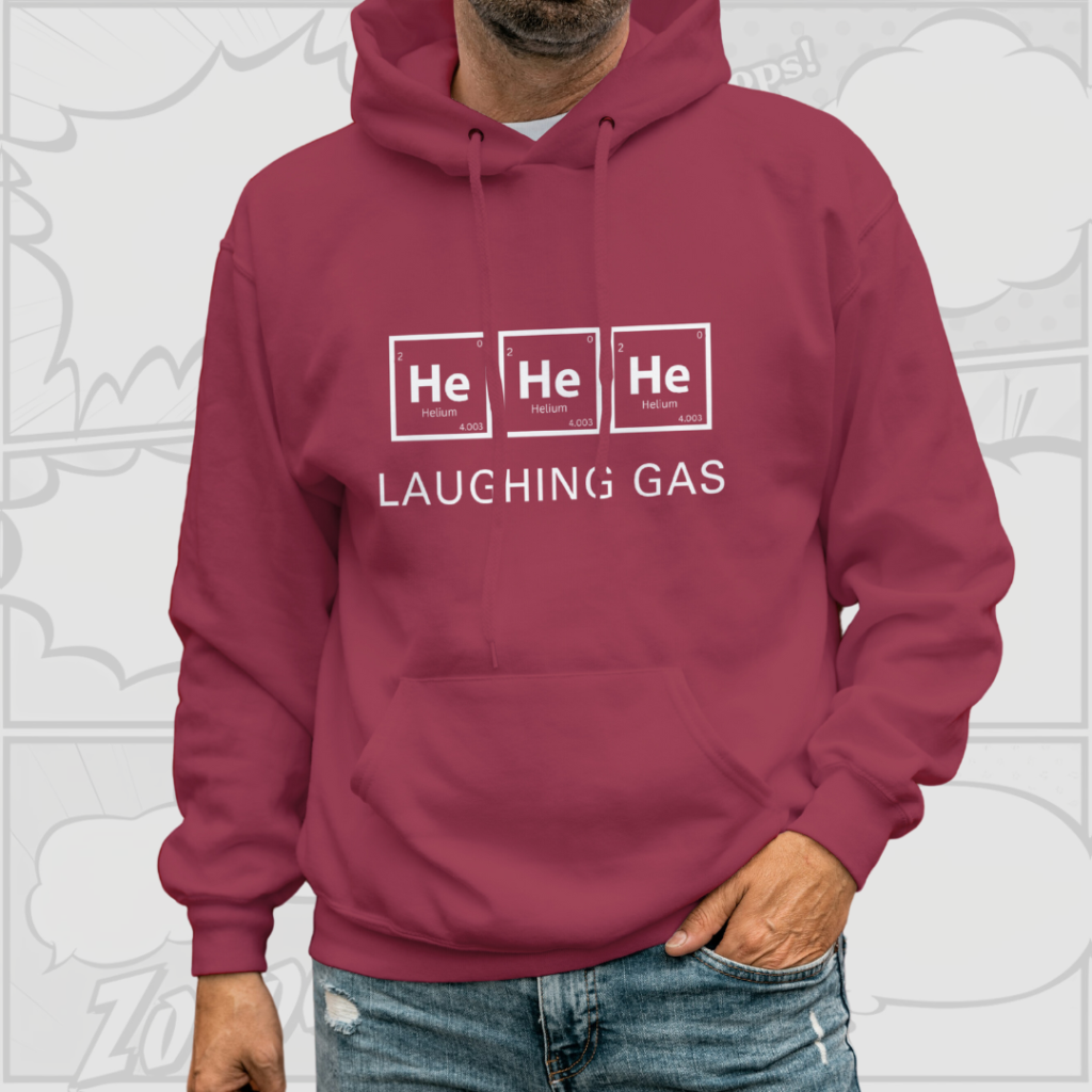 Laughing Gas - Premium Hoodie (Black, Navy Blue, Maroon and Mustard Yellow)