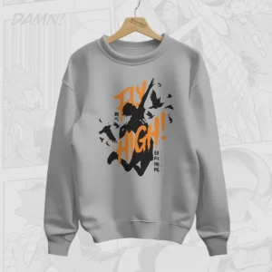 Fly High - Haikyu Premium Sweatshirt (Grey)