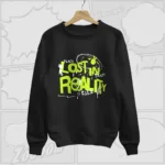 Lost In Reality - Premium Sweatshirt (Black)