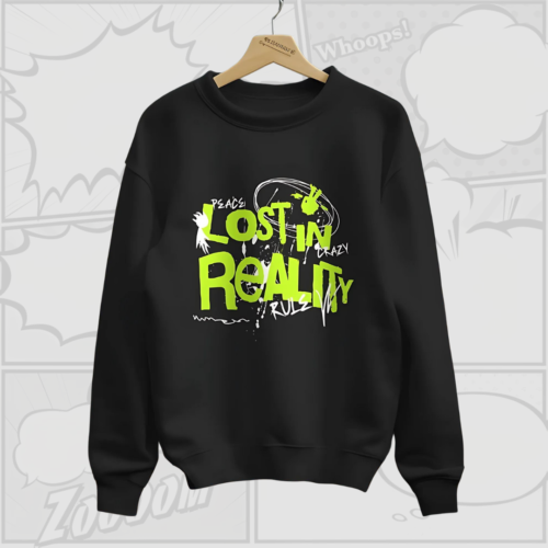 Lost In Reality - Premium Sweatshirt (Black)