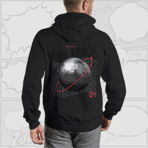 Our Space - Premium Back-Print Hoodie (Black)