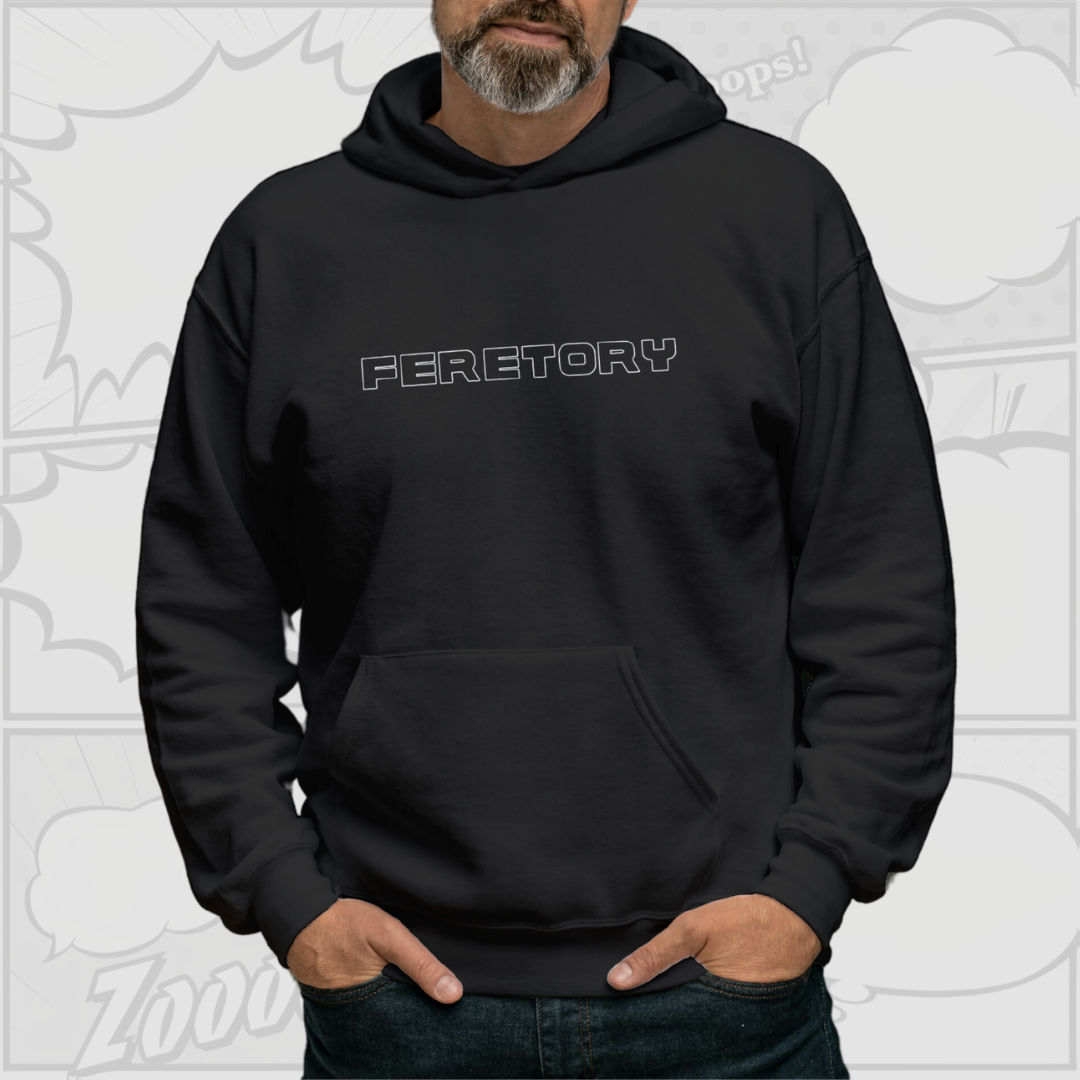 Feretory - Premium Back-Print Hoodie (Black)