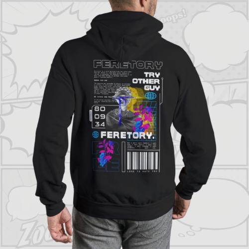 Feretory - Premium Back-Print Hoodie (Black)