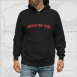 Conquer Your Fears - Premium Back-Print Hoodie (Black)