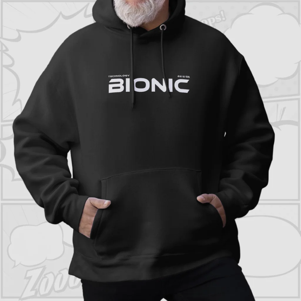 Bionic - Premium Back-Print Hoodie (Black)