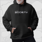 Society - Premium Back-Print Hoodie (Black)