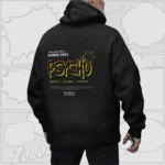 Psycho - Premium Back-Print Hoodie (Black)